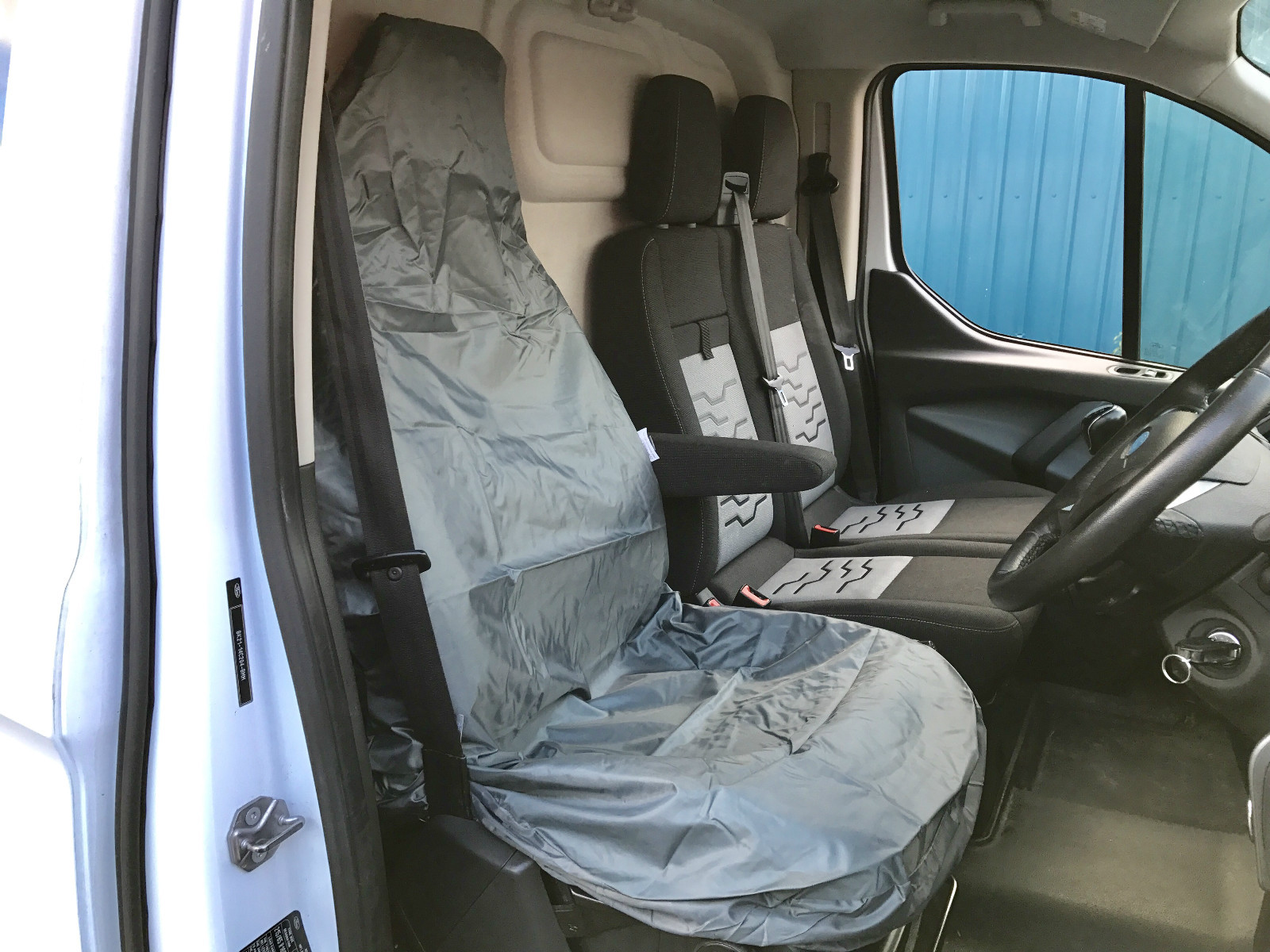 Furgoneta 4x4 cubierta de asiento individual - resistente 100% impermeable - gris-