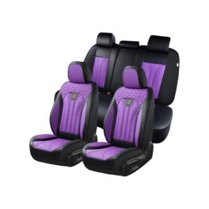 FLORICH Fundas de Asiento Automotriz, Juego Completo de Fundas de Asiento, Protectores de Asiento de Coche 5 S...-