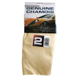 Gamuza de piel de oveja Autospa piel completa, beige 2 cuadrados Ft. 40200AS Autospa 40200AS 2-
