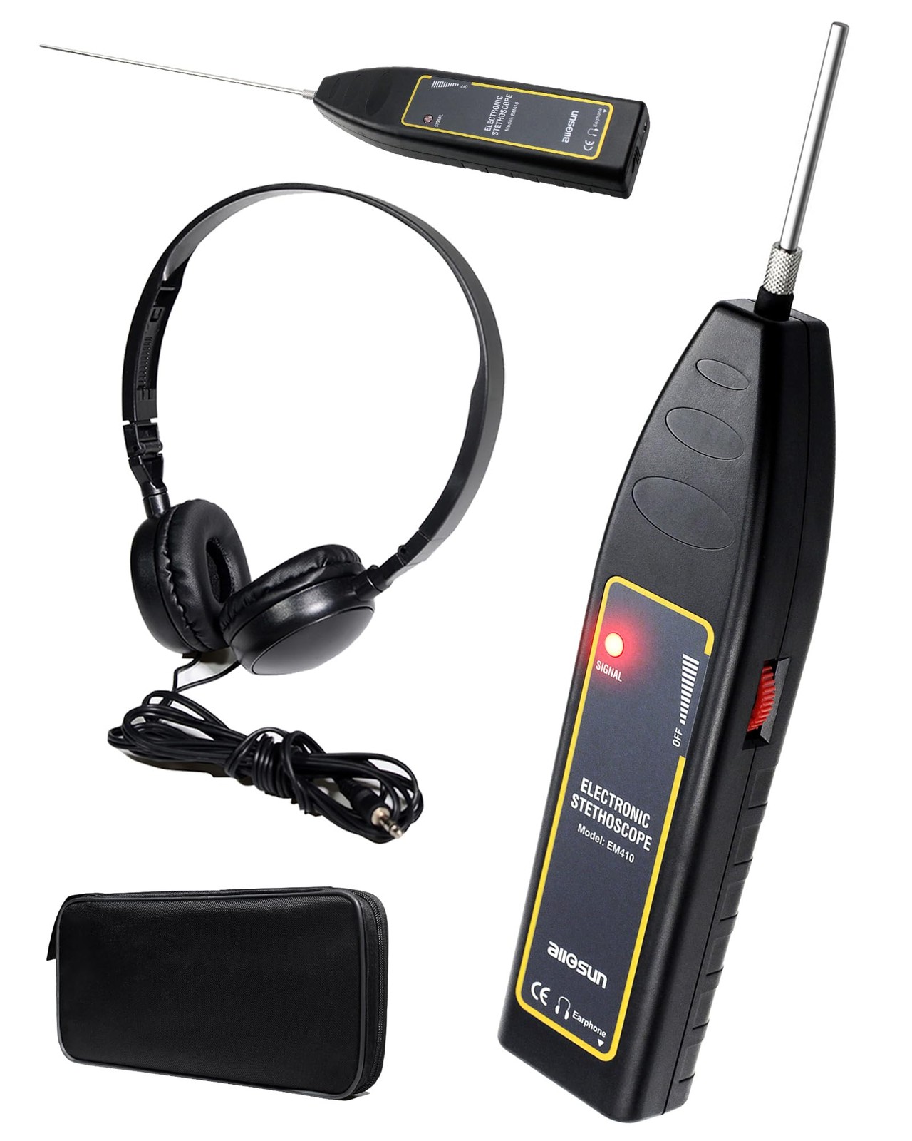 ALLOSUN Automotive Electronic Mechanics Stethoscope Electronic EAR Diagnostic...