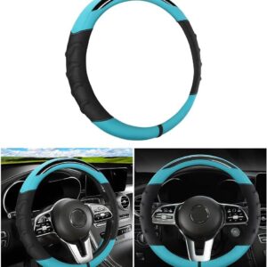 Cubierta del volante del coche, protector antideslizante del volante del vehículo, automotriz-