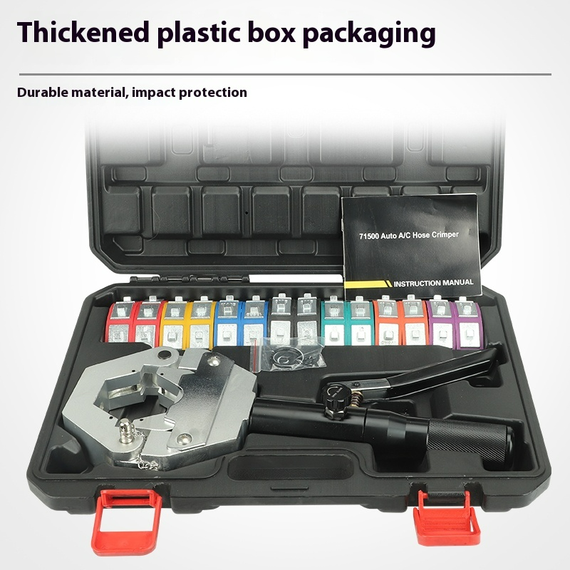 Automotive Air Conditioning Portable Tube Press Manually Press Tube Machine