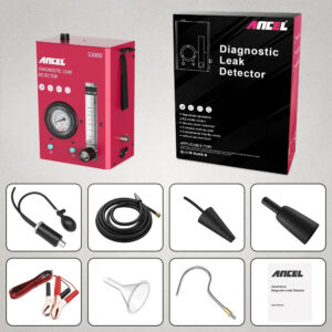 S3000 Smoke Leak Detector Air Pump Vacuum Tester Fuel Pipe Leakage Locator