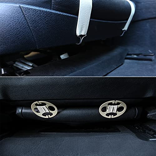 Fundas de asiento de piel de oveja genuinas reales para autos SUV camionetas furgoneta RV asientos delanteros camel- - Image 3