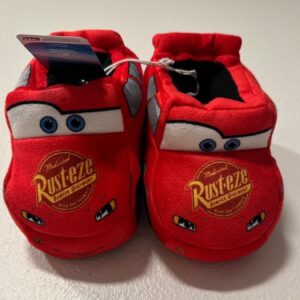 Disney Pixar Cars Niños Rayo McQueen Peluche Casa Zapatos Sin Cordones talla 5/6-