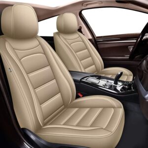 Fundas de asiento de auto aptas para Cadillac SRX 2011-2016: cuero de lujo delantero automotriz-