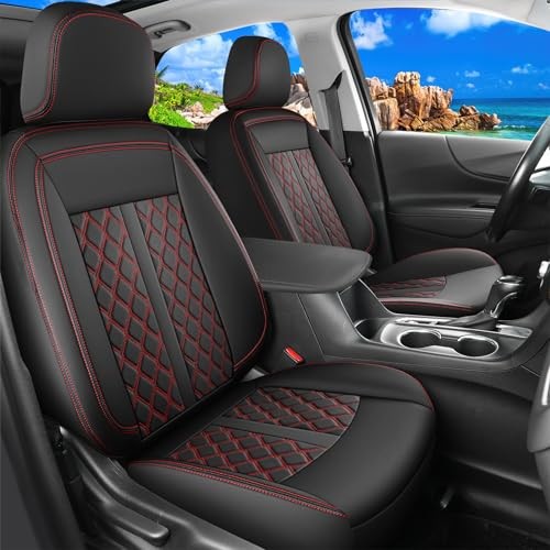 Par de fundas de asiento delanteras Colorado doble cabina Colorado 2015-2022/negro y rojo- - Image 5