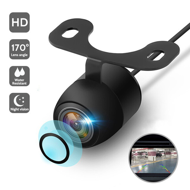 170" Reverse Camera Night Vision Car Waterproof Rear View Backup Camera Parking