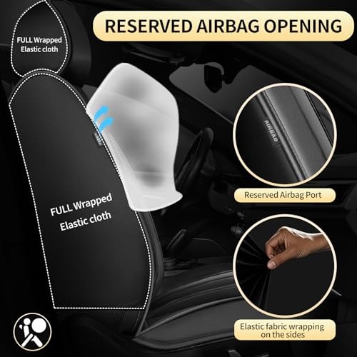 Juego completo de fundas de asiento de coche compatibles para CX-5 Mazda CX-5 2013-2025-Negro-02- - Image 4
