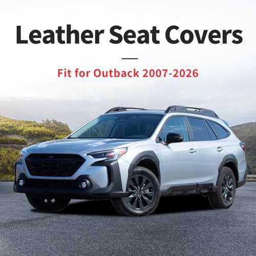 Juego Completo Fundas Asiento Coche Compatible con Subaru Outback 2010-2025 2026 Negro-02- - Image 4
