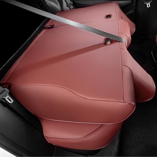 Funda de asiento de coche compatible con Corolla 2023-2026 Corolla Hybrid LE Borgoña- - Image 5