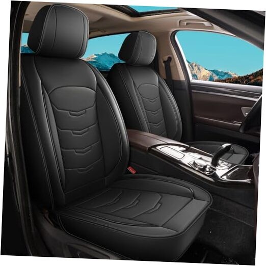 Fundas de asiento de auto aptas para Nissan Kicks 2018-2024 2025 cubiertas de asiento completas #109 negras-