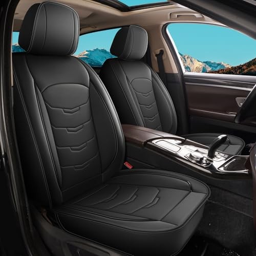 Fundas de asiento de auto aptas para Nissan Kicks 2018-2024 2025 cubiertas de asiento completas #109 negras- - Image 2