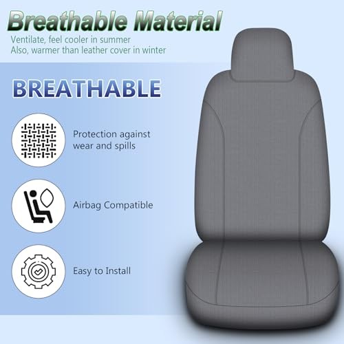 Cubierta de asiento delantera personalizada para Isuzu NPR 2006-2025, canastilla automotriz premium - - Image 5