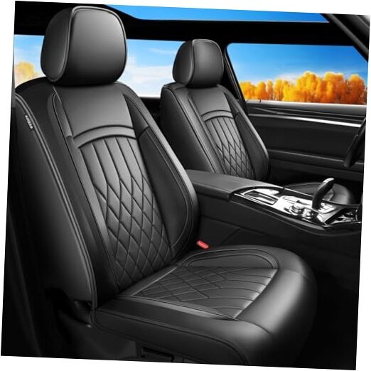 Juego completo de fundas de asiento de coche Fit Prius compatibles con Prius 2001-2026-negro-02-