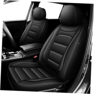 Juego completo de fundas de asiento de coche aptas para Acura 2007-2018: RDX de lujo 5 asientos -017 negro-