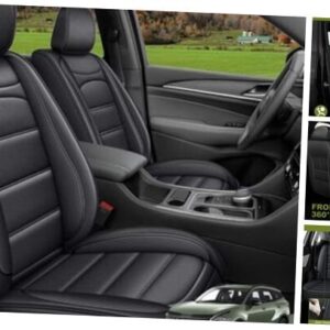 Juego completo de fundas de asiento de coche aptas para Kia Sportage 5 asientos negro-2018-2025-
