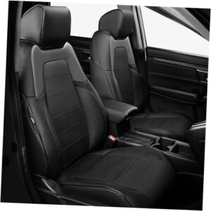 Juego completo de fundas de asiento CRV Custom Fit - asiento de coche CR-V 2017-2022 negro y gris-