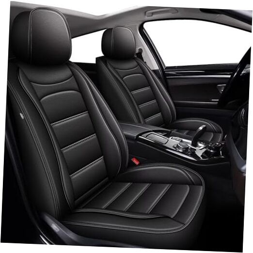 Juego completo de fundas de asiento de coche aptas para Toyota RAV4 2013 aptas para asiento RAV4-5 017 negro-