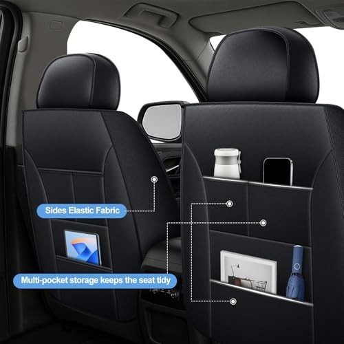 Fundas de asiento personalizadas para GMC Yukon 7 asientos: 2021-2025 impermeables imitación - - Image 5
