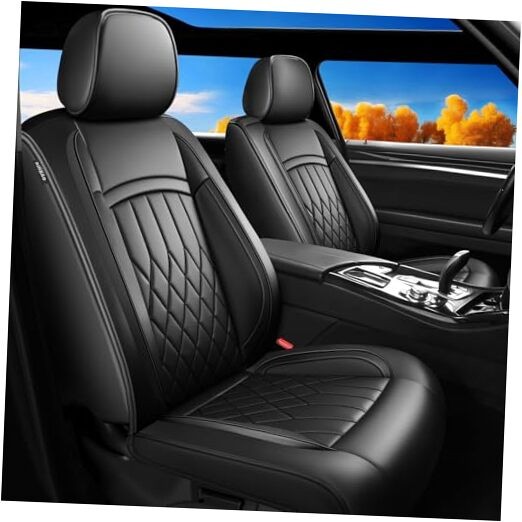 Fundas de asiento de auto Fit TL para Acura TL 2004-2014 - Juego completo impermeable negro-2#-