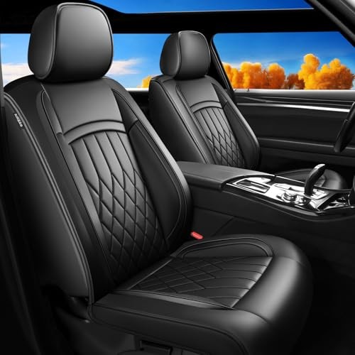 Fundas de asiento de auto Fit TL para Acura TL 2004-2014 - Juego completo impermeable negro-2#- - Image 2