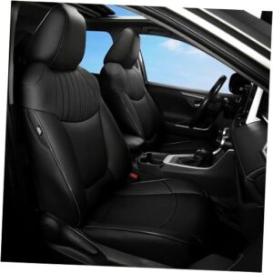 Fundas de asiento para Toyota RAV4 - Custom Fit RAV4 2019-2025 (no para híbrido) negras-