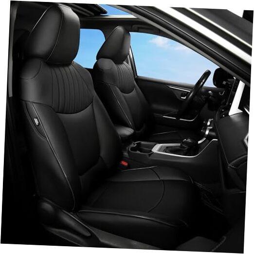 Fundas de asiento para Toyota RAV4 - Custom Fit RAV4 2019-2025 (no para híbrido) negras-