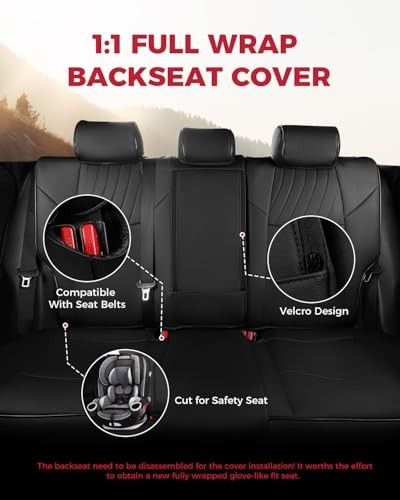 Fundas de asiento para Toyota RAV4 - Custom Fit RAV4 2019-2025 (no para híbrido) negras- - Image 4