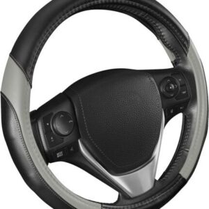 Elegante protección automotriz: cubiertas de asiento/volante, ajuste universal-