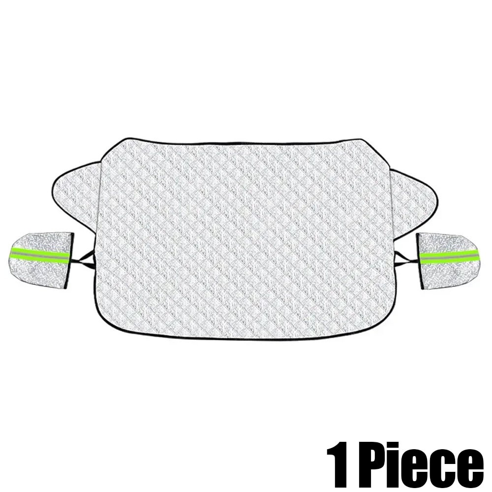 Cubierta protectora universal para parabrisas delantero automotriz de invierno- - Image 4