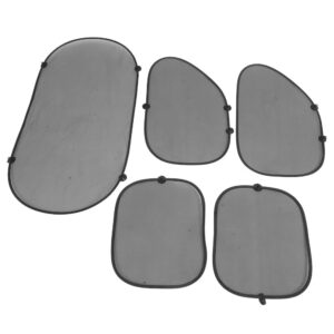 5 PIEZAS Parasoles Ventanas Vehículos Parasol Trasero Red Cubierta Automática Parasoles Automotrices-