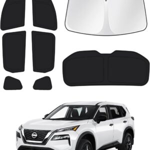 Parasoles para Nissan Rogue 2023 2022 2021 Parabrisas Parasol Ventanas Laterales y Traseras-