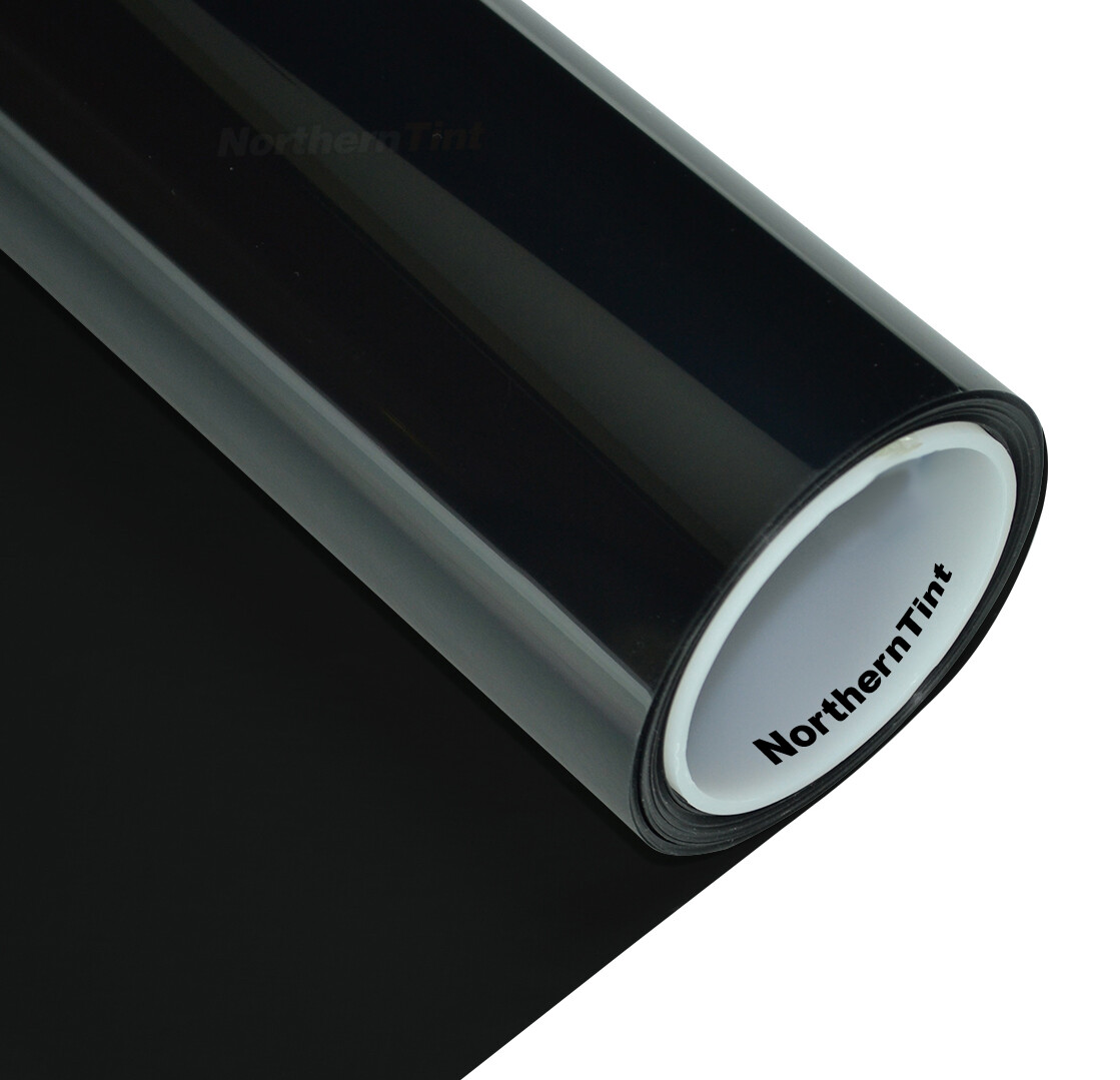 Rollo de tinte de ventana de nanocarbono de 10 pulgadas x 10 pies 05 VLT - Película automotriz premium de 2 capas-