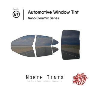 Película de tinte de ventana precortada nano cerámica vidrio automotriz para Acura TLX 2015-2020-
