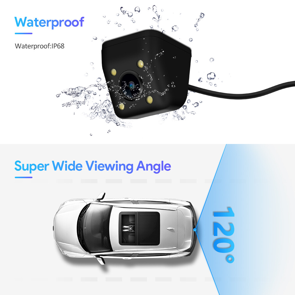 XTRONS AHD 720P Wired Car Reversing Parking Backup Camera 120° Wide Angle CMOS - Image 2