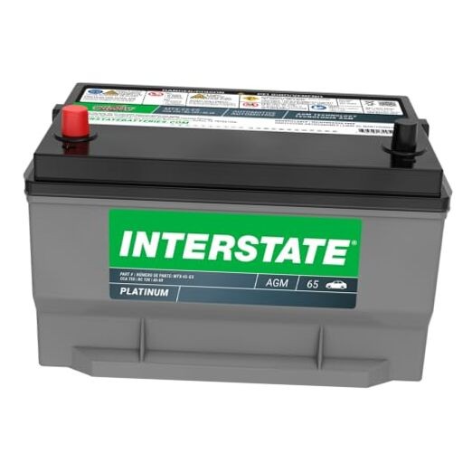 Batería Automotriz 12V 68Ah (Grupo Tamaño 65) 750CCA SLI AGM Grupo Tamaño 65 (MTX)-