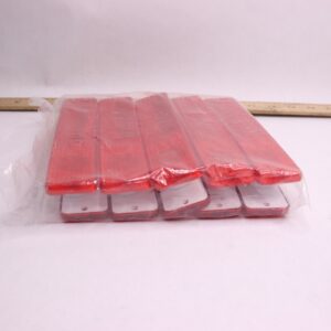 (10-Pk) Kit de luces marcadoras laterales automotrices Crown iluminación eléctrica y cuerpo rojo-