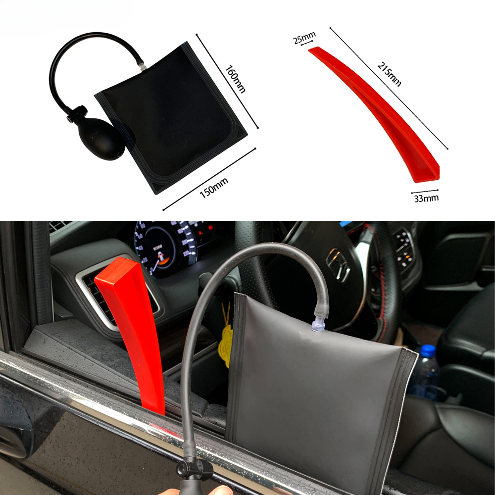 Car Opening Kit Universal Cars Door Window Open Tool Key Wedge Auto Air Pump Bag - Image 2