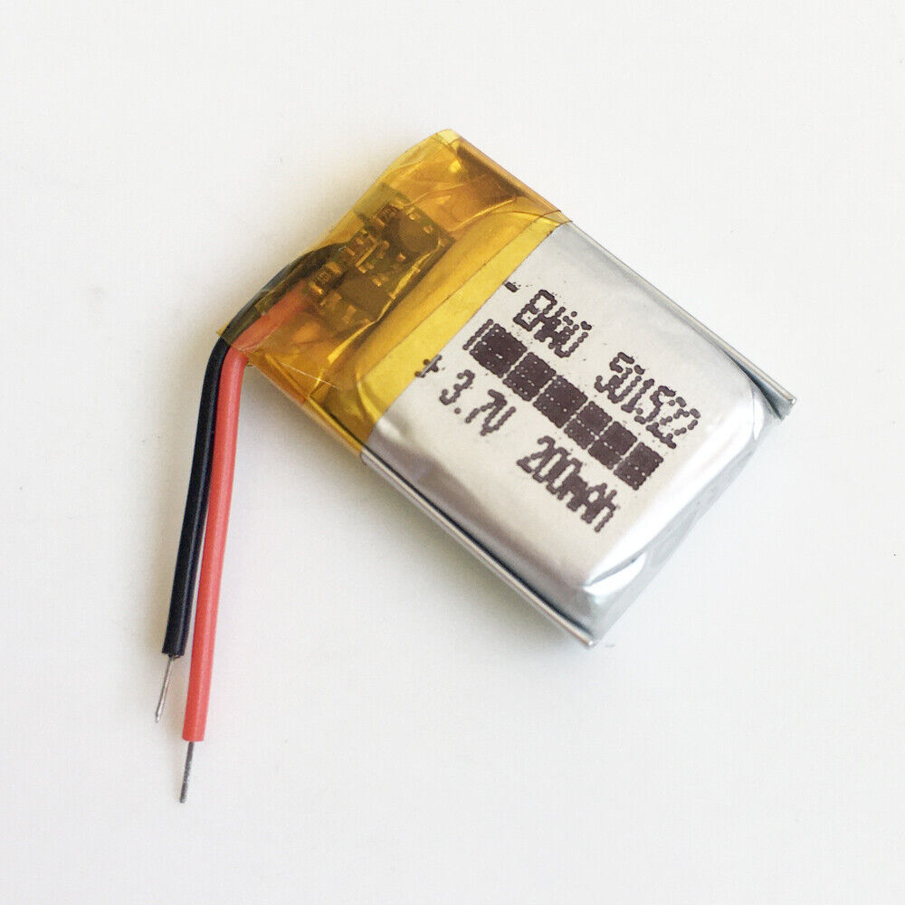 Batería recargable 10 x 3,7 V 200 mAh Lipo para auriculares MP3 GPS 501522- - Image 5