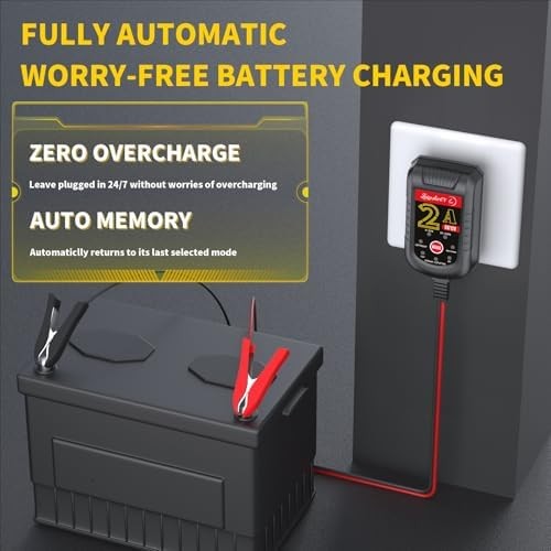Cargador de goteo de batería automático 6V 12V- - Image 3