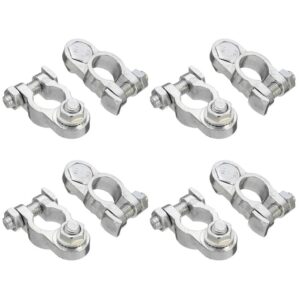 8 Piezas Baterías Automotriz Accesorios Eléctricos Abrazadera Automóvil-