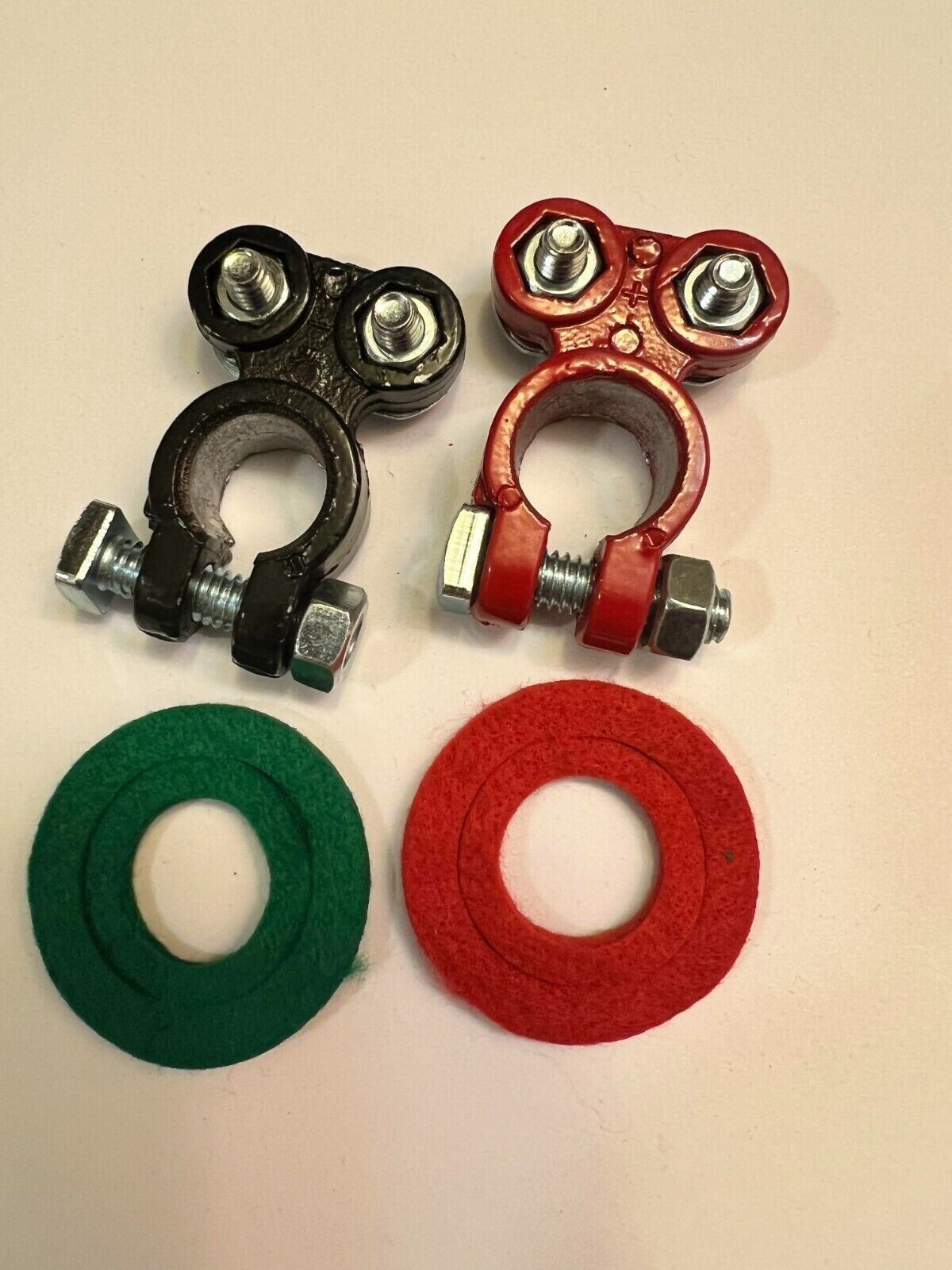 Conector de poste superior terminal de cable de batería negativo y positivo universal automático nuevo-