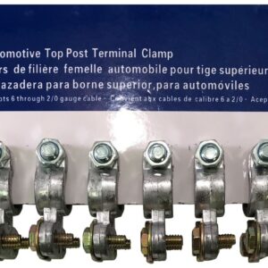 (10) Abrazadera de terminal de cable de batería de poste superior automotriz de alta resistencia 6-2/0-