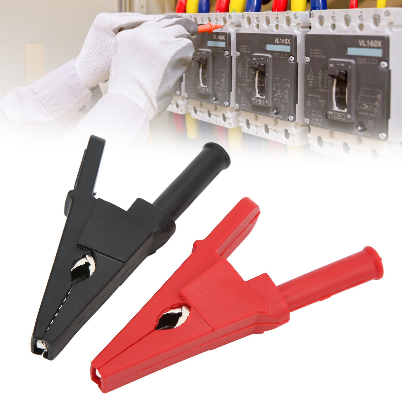 ↑Nuevos 10 PIEZAS Clips Cables de Prueba Batería Automotriz Aislada-