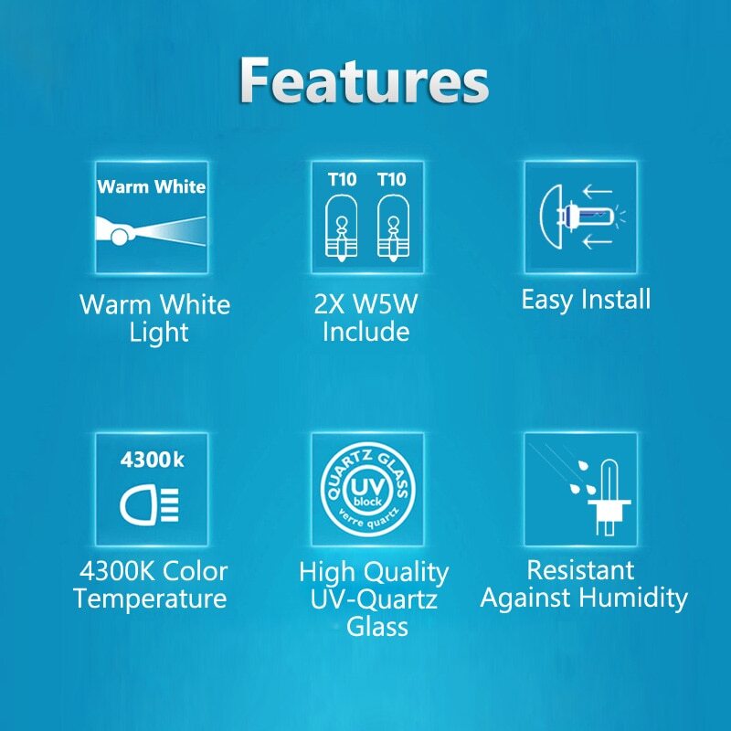 Philips H4 Crystal Vision 4300K Blanco Faro Coche Globos Halógenos 12V 60/55W- - Image 2