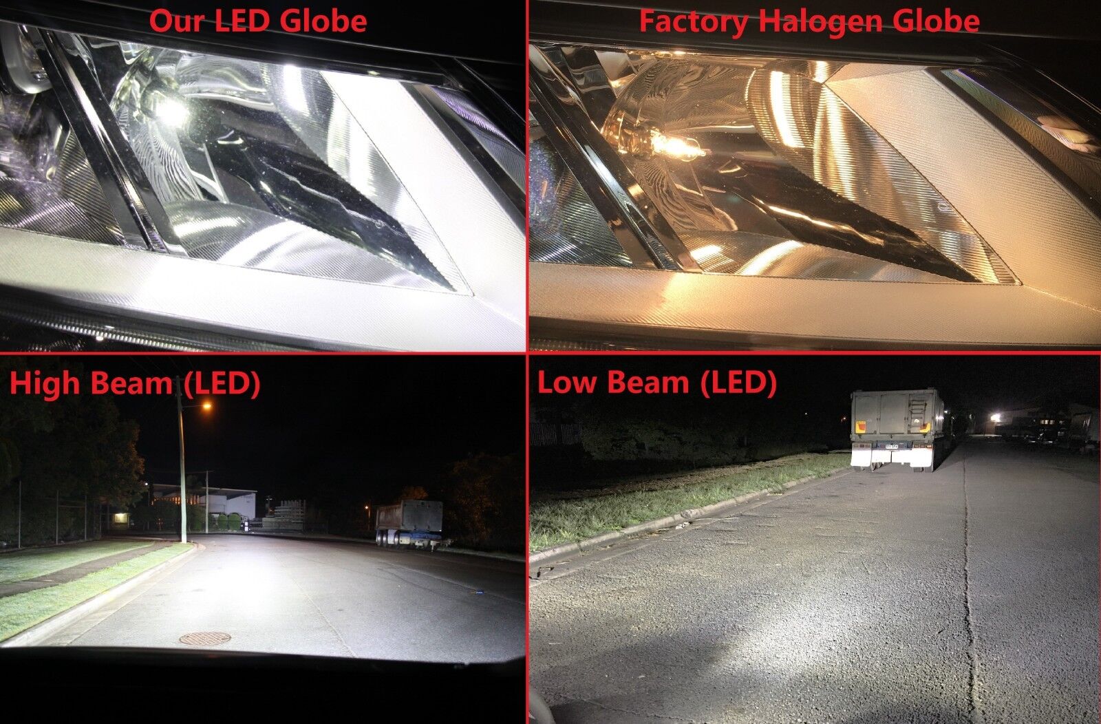 Globos de faros LED H1 sin errores - Par- - Image 2