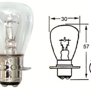 2 x Globos Faros HL354 3 Pin12v 35/35 P15D-25-3-