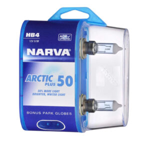 NARVA HB4 12V 51W ARCTIC PLUS 50 GLOBOS FAROS + Globos Parker Bonus-