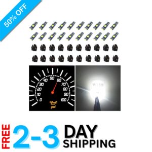 Kit de bombilla LED T5 regulable de 150 lúmenes - iluminación interior automotriz versátil-